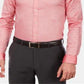 Camisa social masculina Tommy Hilfiger Slim Fit Stretch Solid Vermelha Tamanho 15,5X32-33