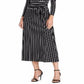 Vestido listrado de malha Ralph Lauren feminino, preto, tamanho 16