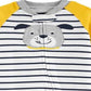 Carter's Boy's Footed Sleep &amp; Play Branco / Amarelo Tamanho 9MOS