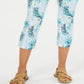 Calça Capri Estampada Feminina Charter Club Azul Tamanho 4 Petite