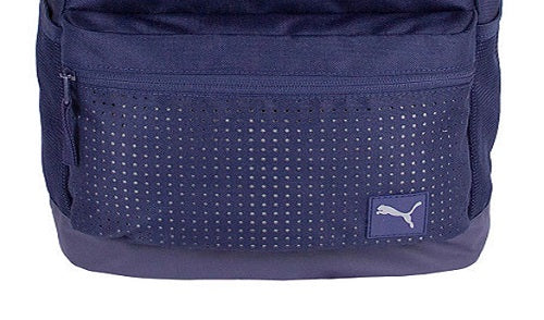 Mochila Puma Generator Logo Active Zip Masculina Azul Tamanho Regular