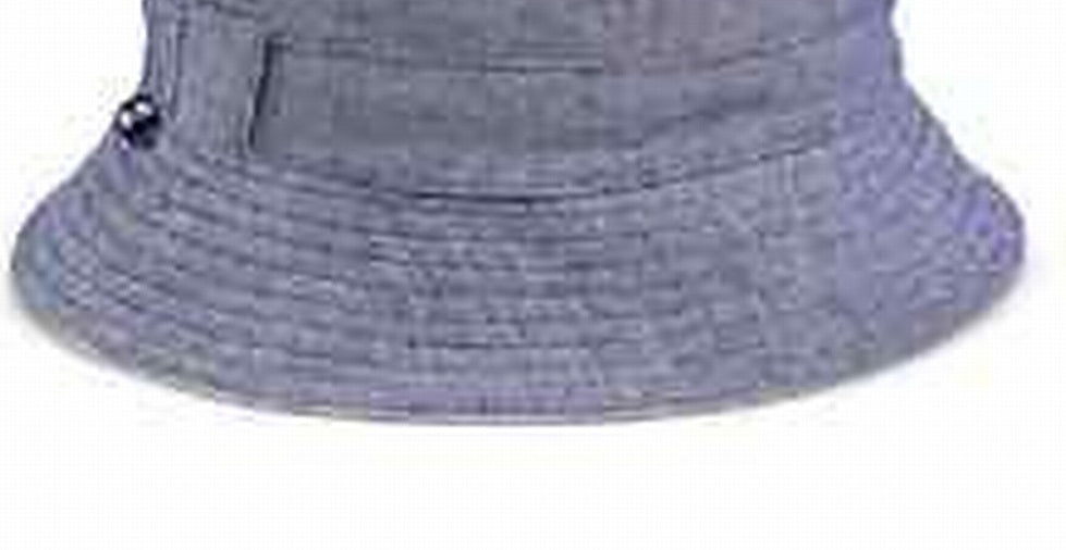 Chapéu Bucket Reversível Chambray Masculino B Block Azul Tamanho X-G