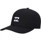 Boné Billabong All Day Logo Bordado Snapback Masculino Preto Tamanho Regular