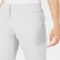 Calça Capri Feminina Alfani Reta Cinza Tamanho 4