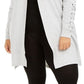 Cardigan feminino com capuz Ideology cinza tamanho 2X