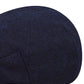 Boné masculino estilo britânico com estampa de janela, azul, tamanho extragrande