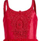Vestido de malha com lantejoulas rosa e violeta para meninas grandes, tamanho 8, vermelho