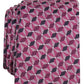 Gravata de seda fina geométrica Reynolds Alfani masculina, rosa, tamanho regular