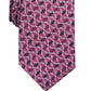 Gravata de seda fina geométrica Reynolds Alfani masculina, rosa, tamanho regular