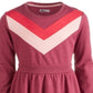 Vestido de moletom Chevron para meninas grandes da Epic Threads, tamanho grande, vermelho