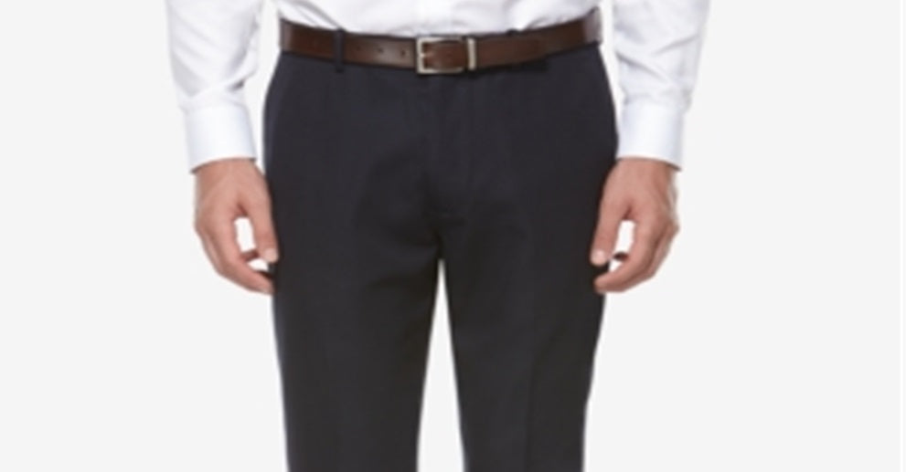 Calça Chino Masculina Perry Ellis Straight Fit Azul Tamanho 38X30