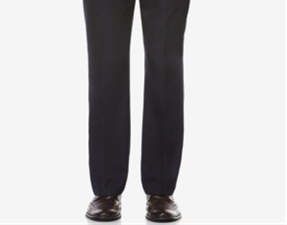 Calça Chino Masculina Perry Ellis Straight Fit Azul Tamanho 38X30