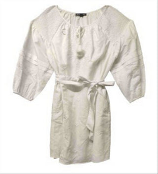 Vestido feminino com decote em V e borlas, tamanho médio, da INC International Concepts