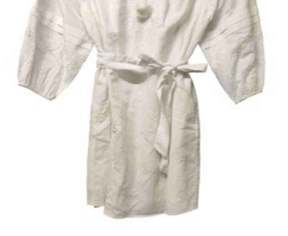 Vestido feminino com decote em V e borlas, tamanho médio, da INC International Concepts