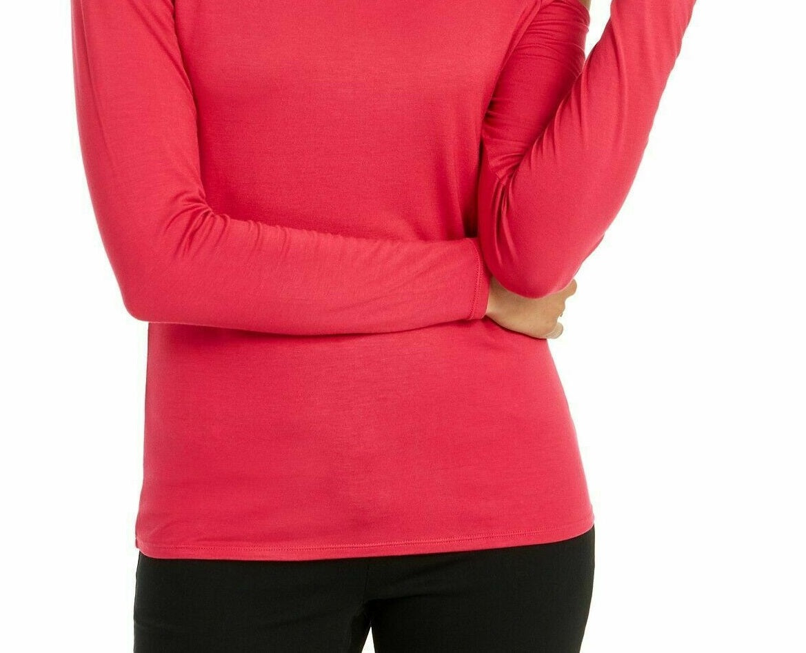 Blusa feminina Thalia Sodi com decote em corrente assimétrico, escolha o tamanho azul marinho 2XL