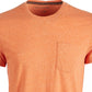 Camiseta masculina Dakota Pocket de manga curta e gola redonda Sun + Stone, laranja, tamanho GG