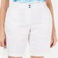 Shorts Curvados Karen Scott Feminino Marrom Tamanho 18