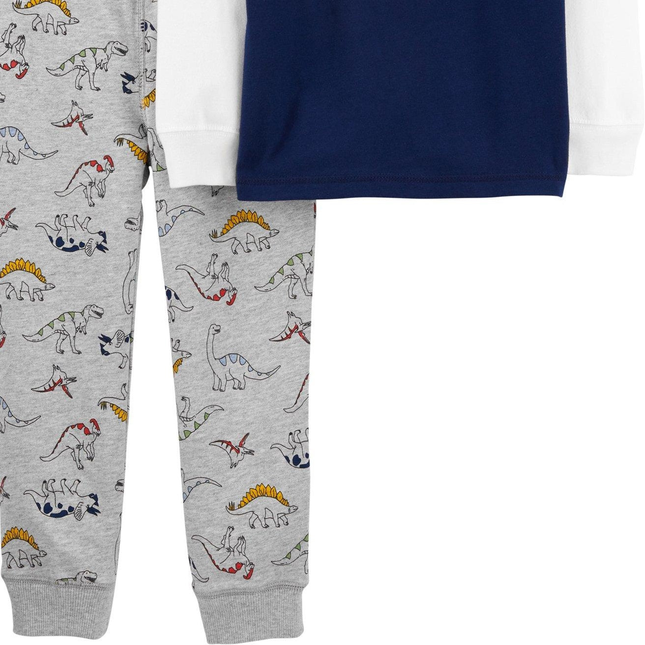 Conjunto de camiseta e calça estampada Carter's Baby Boy, 2 peças, algodão, estampa T-Rex, azul, tamanho 9MOS