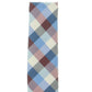 Gravata de cetim xadrez masculina Nautica vermelha tamanho regular