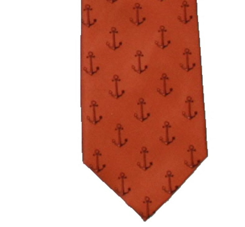 Gravata de seda estampada masculina Nautica, azul, tamanho único