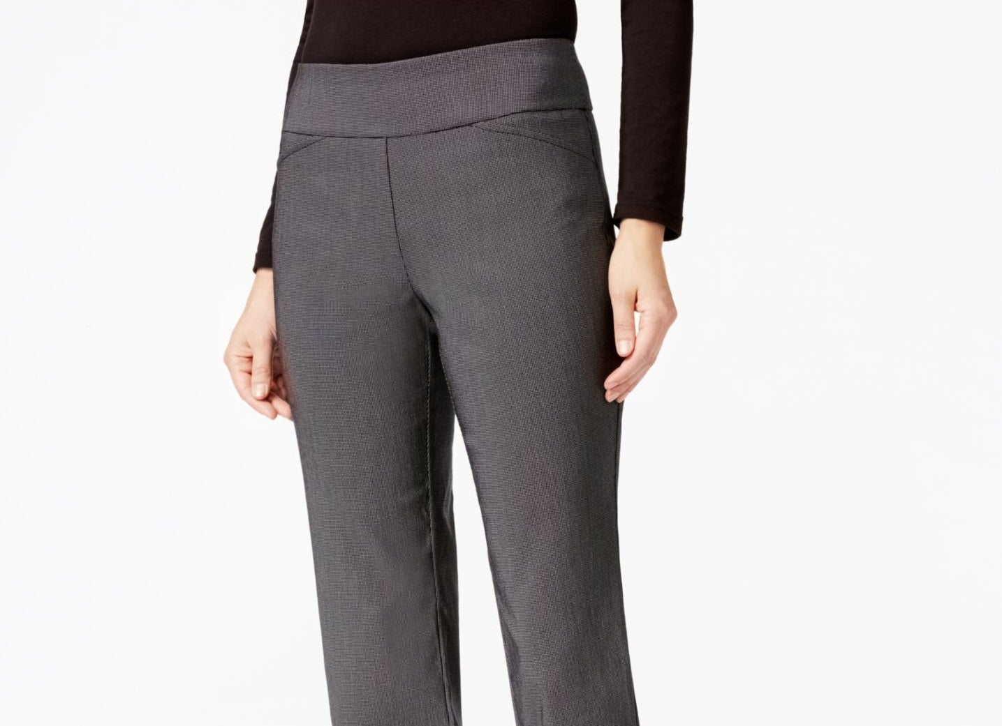 Calça skinny cinza feminina Charter Club Tummy Control 10