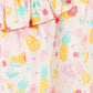 Macacão de algodão com estampa de frutas tropicais First Impressions para bebês meninas, tamanho 3-6 meses