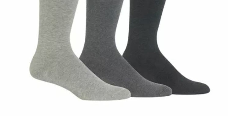 Polo Ralph Lauren Masculino Pacote com 3 Meias de Performance Cinza Tamanho Único