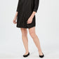 Vestido-camisa feminino Karen Scott Chambray, preto, tamanho pequeno, extragrande