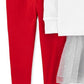 Conjunto de pijama de tutu de rena Carter's para meninas, 3 peças, branco, tamanho 2T