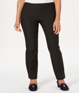 Calça feminina Charter Club Cambridge Skinny com controle de barriga, marrom, tamanho 10