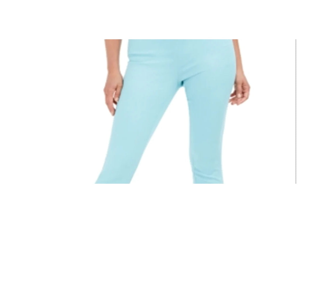 Calça curta feminina Charter Club Chelsea Twill com controle de barriga, azul, tamanho 8