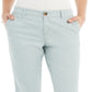 Calça Capri Chino Feminina Style &amp; Co Azul Tamanho 6