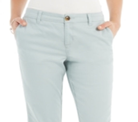 Calça Capri Chino Feminina Style &amp; Co Azul Tamanho 6