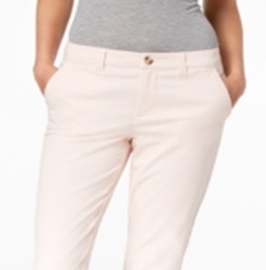 Calças femininas Maison Jules rosa tamanho 14