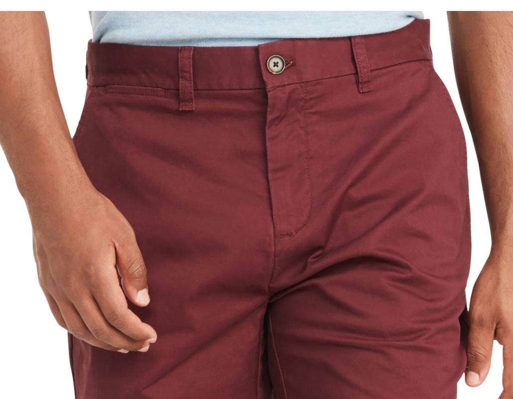 Tommy Hilfiger Flex Classic Short Masculino Vinho Tamanho 9