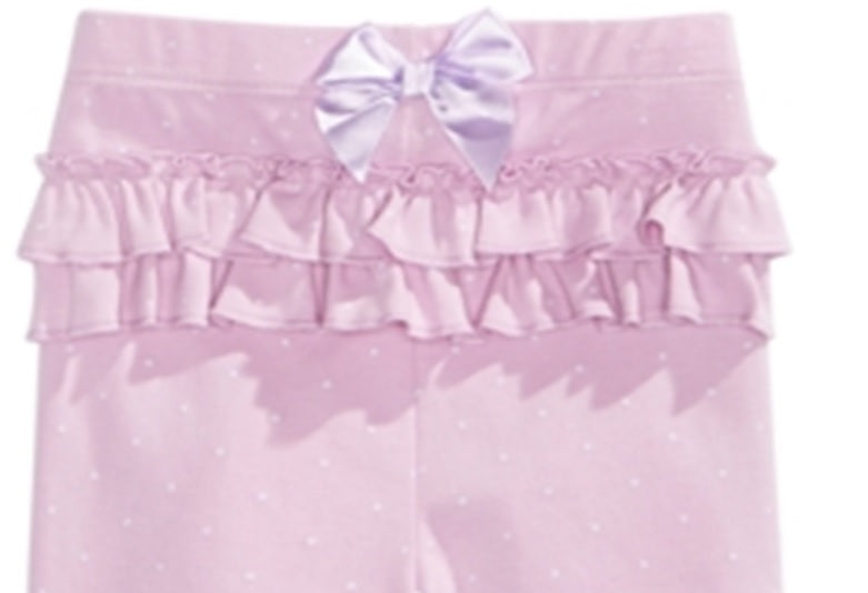 Leggings para bebê First Impressions para meninas, roxas, tamanho 0-3 M