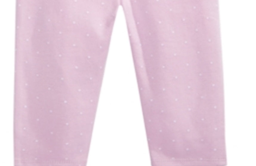 Leggings para bebê First Impressions para meninas, roxas, tamanho 0-3 M