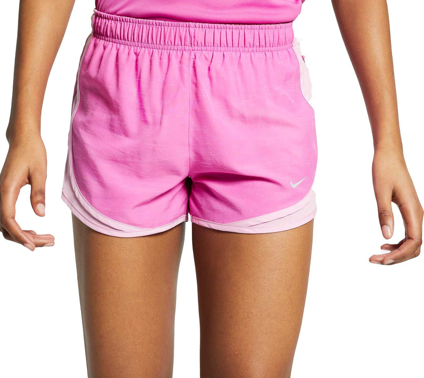 Shorts de corrida Nike Tempo feminino rosa tamanho P