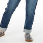 Calça jeans elástica de corte reto e slim fit Big Boy's Sutton da Epic Threads, azul, tamanho 12