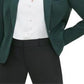 Tommy Hilfiger French Terry Blazer Feminino 1 Botão Verde Tamanho 10