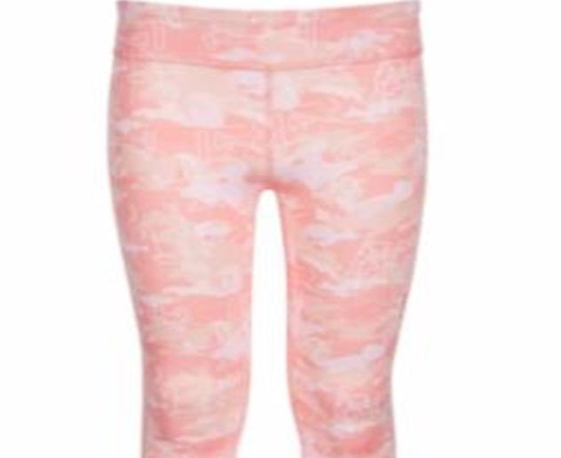 Leggings estampadas Ideology Big Girl's cetim rosa tamanho M
