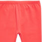 Leggings com acabamento em laço para meninas First Impressions, tamanho laranja -3T