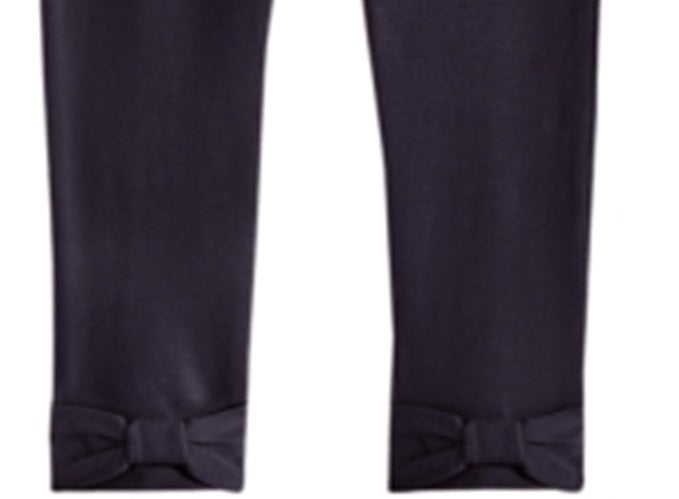 Leggings com laço para meninas First Impressions, pretas, tamanho 2T