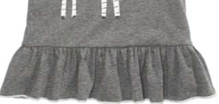 Blusa com babados e estampa de zebra First Impressions para bebês meninas, cinza, tamanho 3-6 M