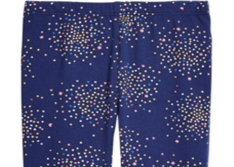 Leggings elásticas para meninas First Impressions, azul-marinho, tamanho 3T