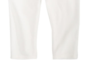 Leggings de veludo para bebê First Impressions para meninas, tamanho 4, branco