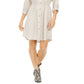 Vestido-camisa utilitário liso feminino Style &amp; Co, cinza, tamanho pequeno
