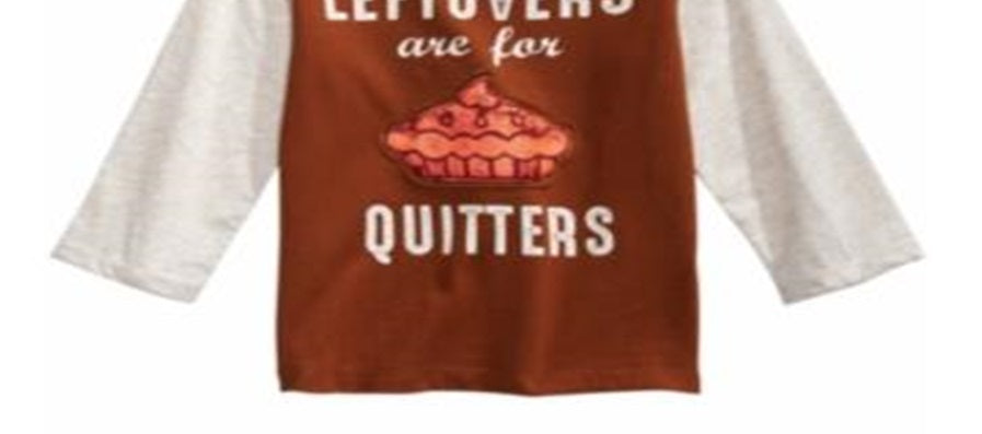 Camiseta infantil First Impressions Baby Boy Colorblocked Leftovers, marrom, tamanho 18 meses