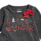 Camiseta infantil First Impressions Little Wonder para meninas, tamanho 4T, cinza