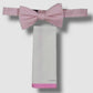 Gravata borboleta listrada Tommy Hilfiger masculina rosa tamanho regular